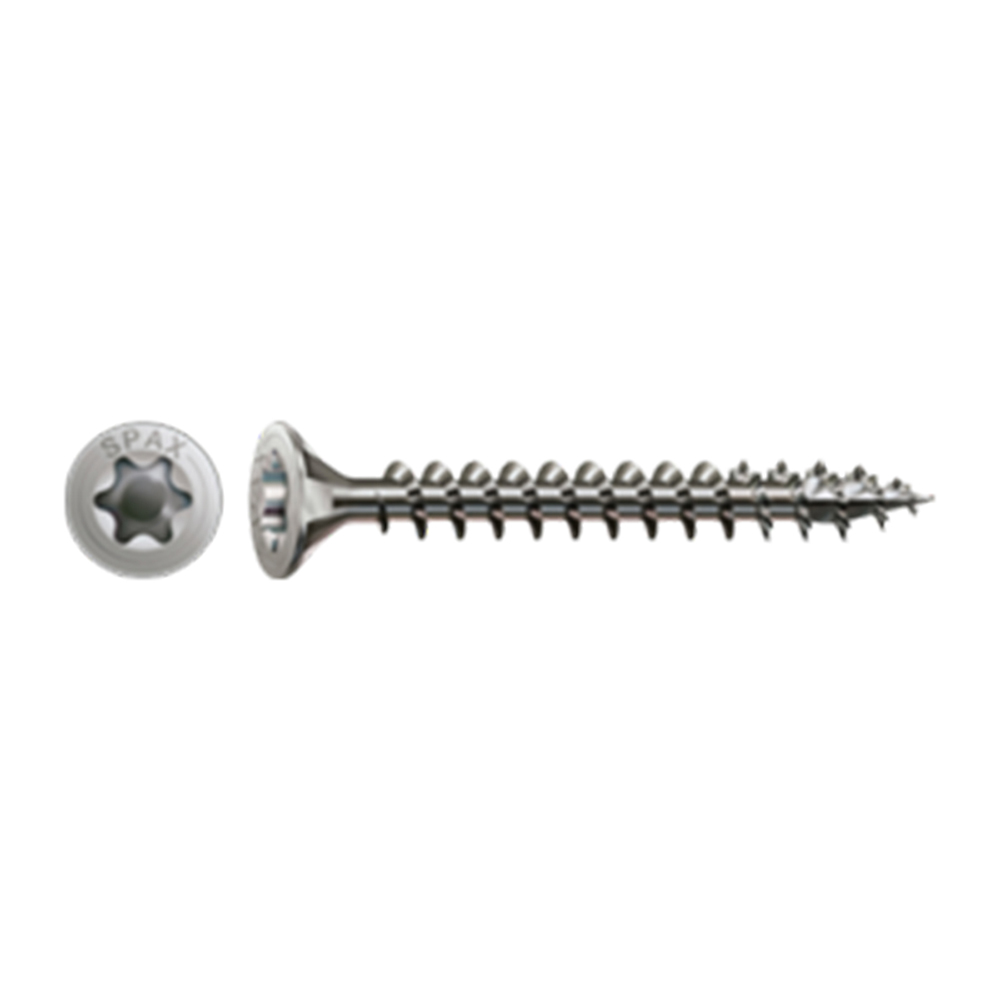 Tirafondo cabeza plana trx - s - 3x25 mm