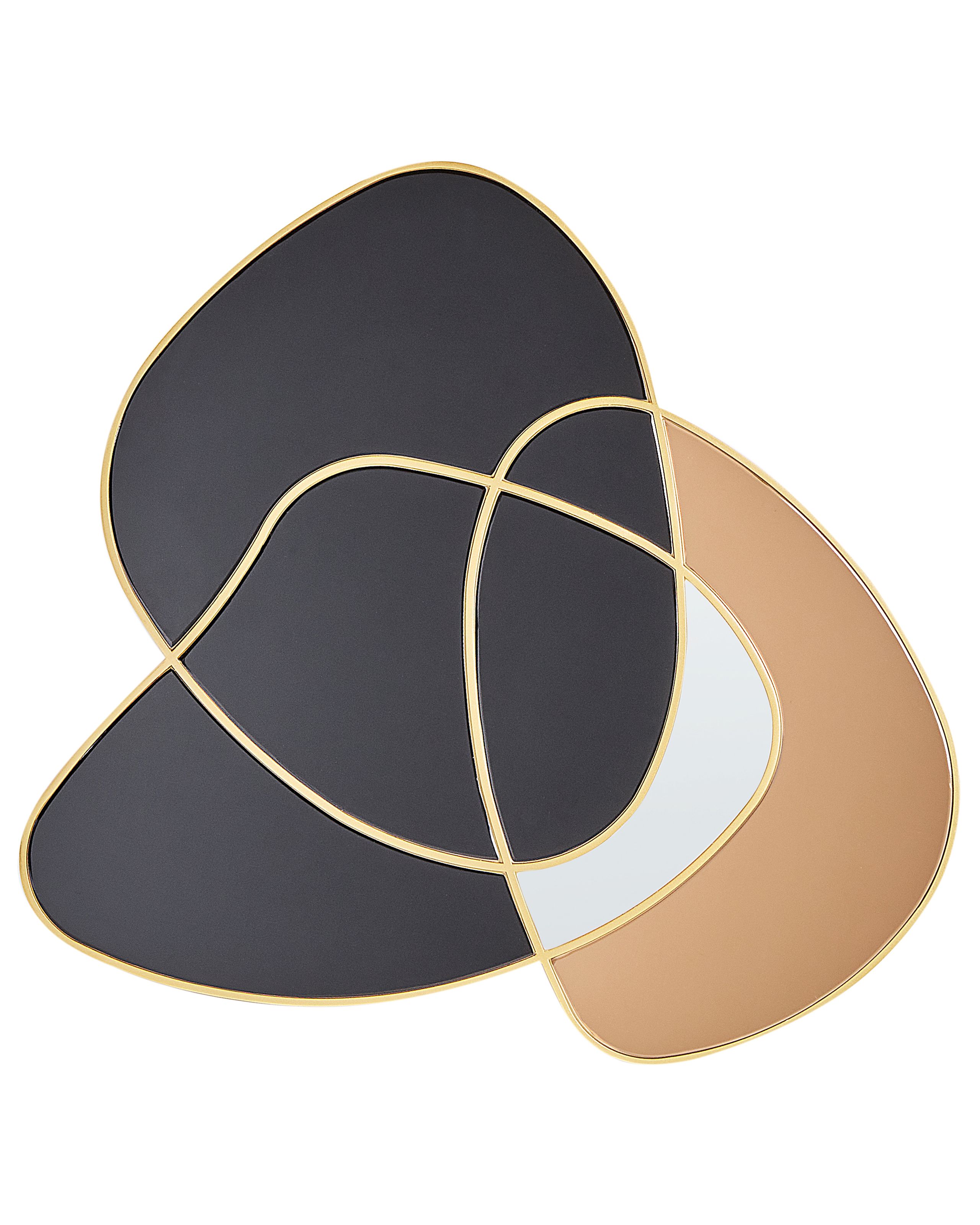 Espejo de pared tailly 99 cm 89 cm negro