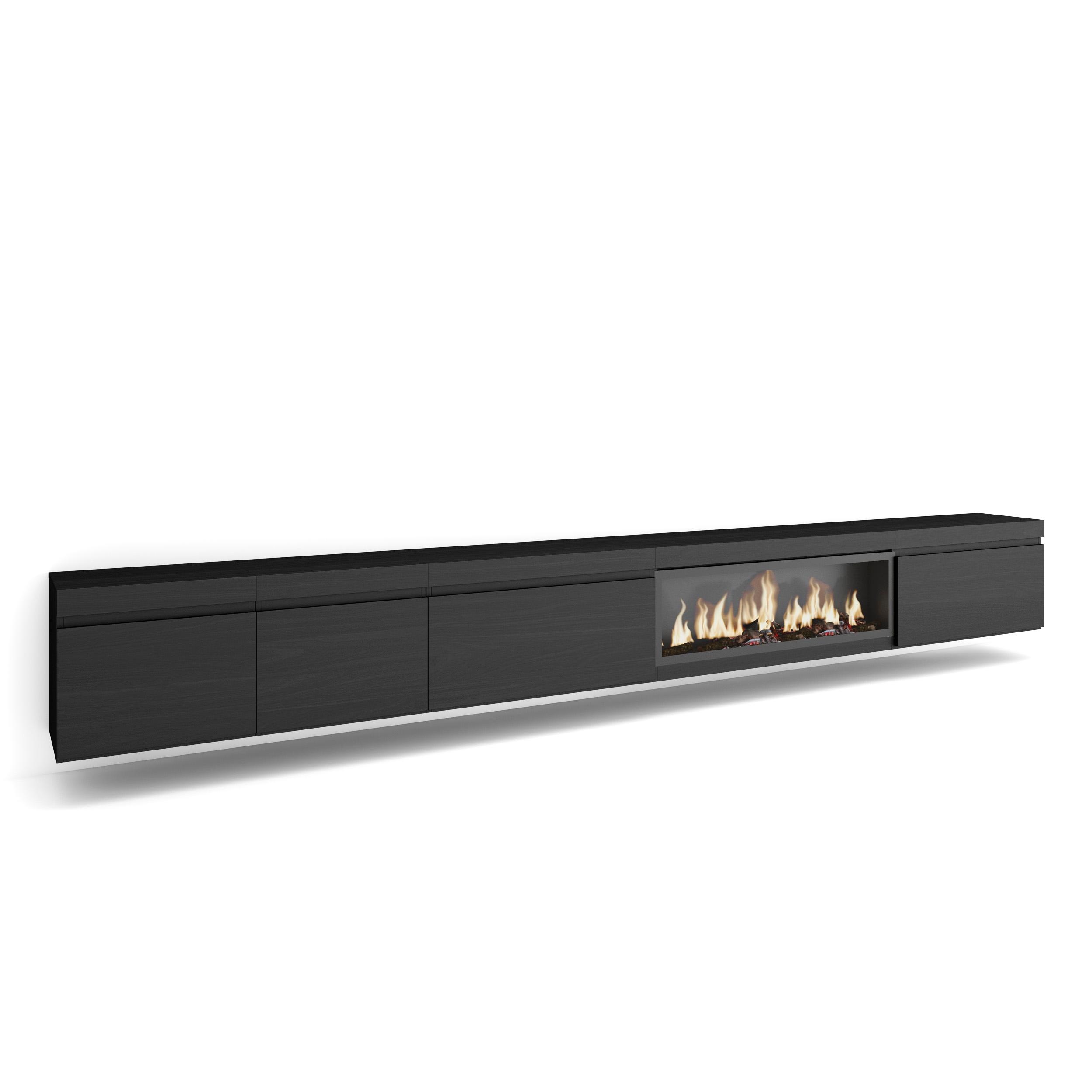 Mueble tv, televisión, chimenea eléctrica,colgado,suspendido,coLGado rf3687