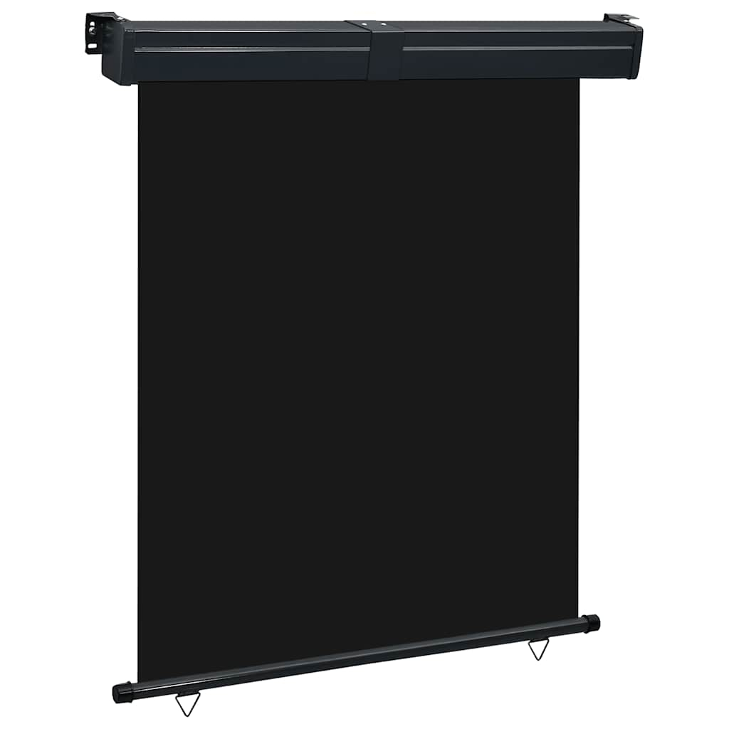 vidaXL toldo lateral de balcón negro 145x250 cm