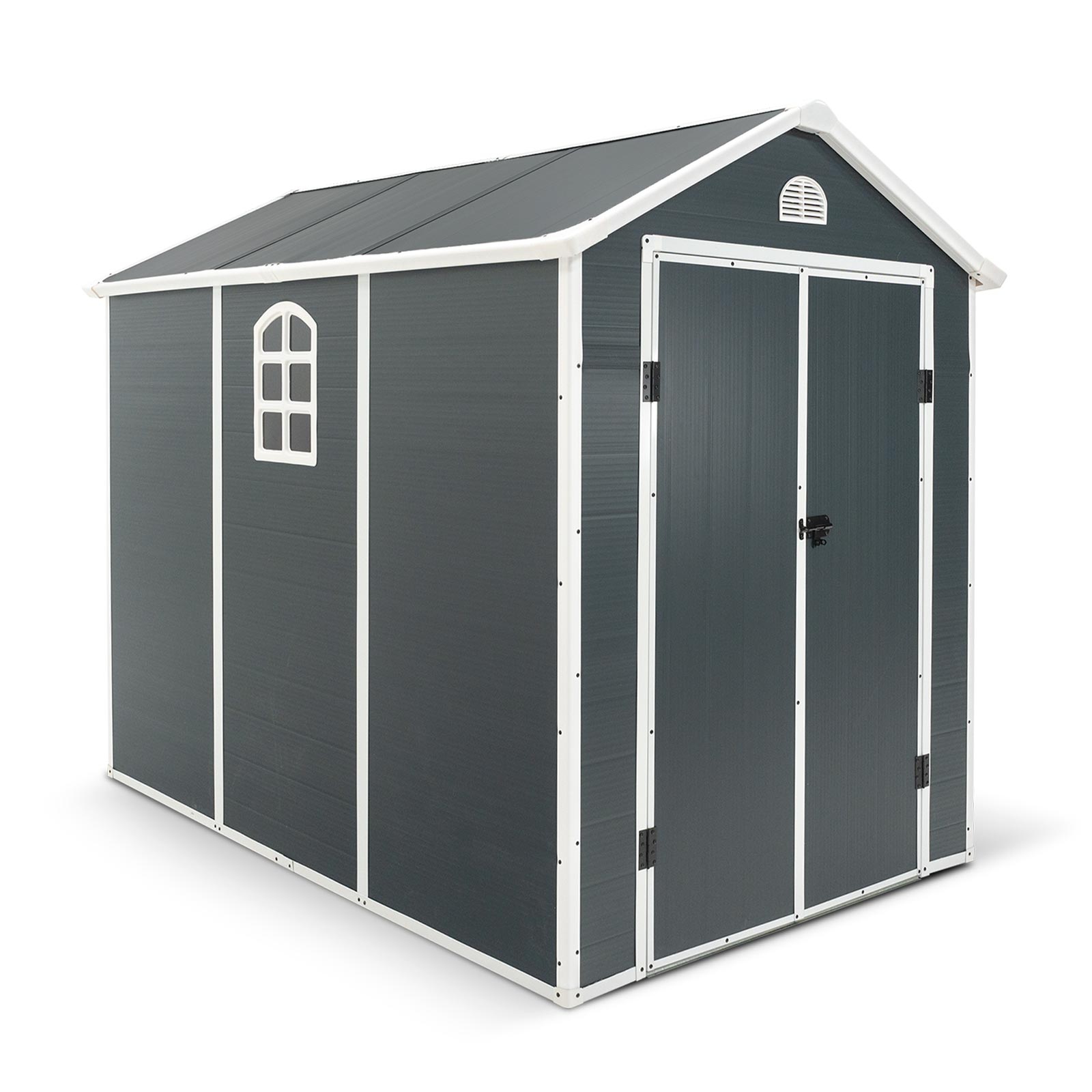 Caseta de resina para exterior Gardiun new fiorella 5,32m² 188x278x225 cm v