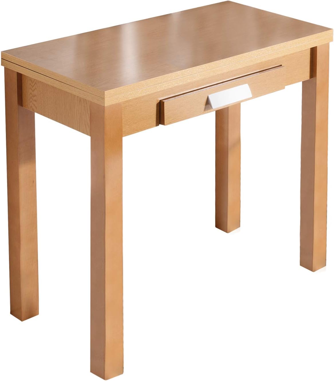 Momma Home mesa cocina extensible Hena, sobre MDF Roble y patas madera