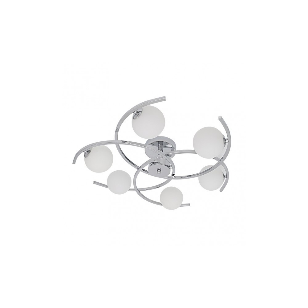Lampara plafon conil cromo 63cm