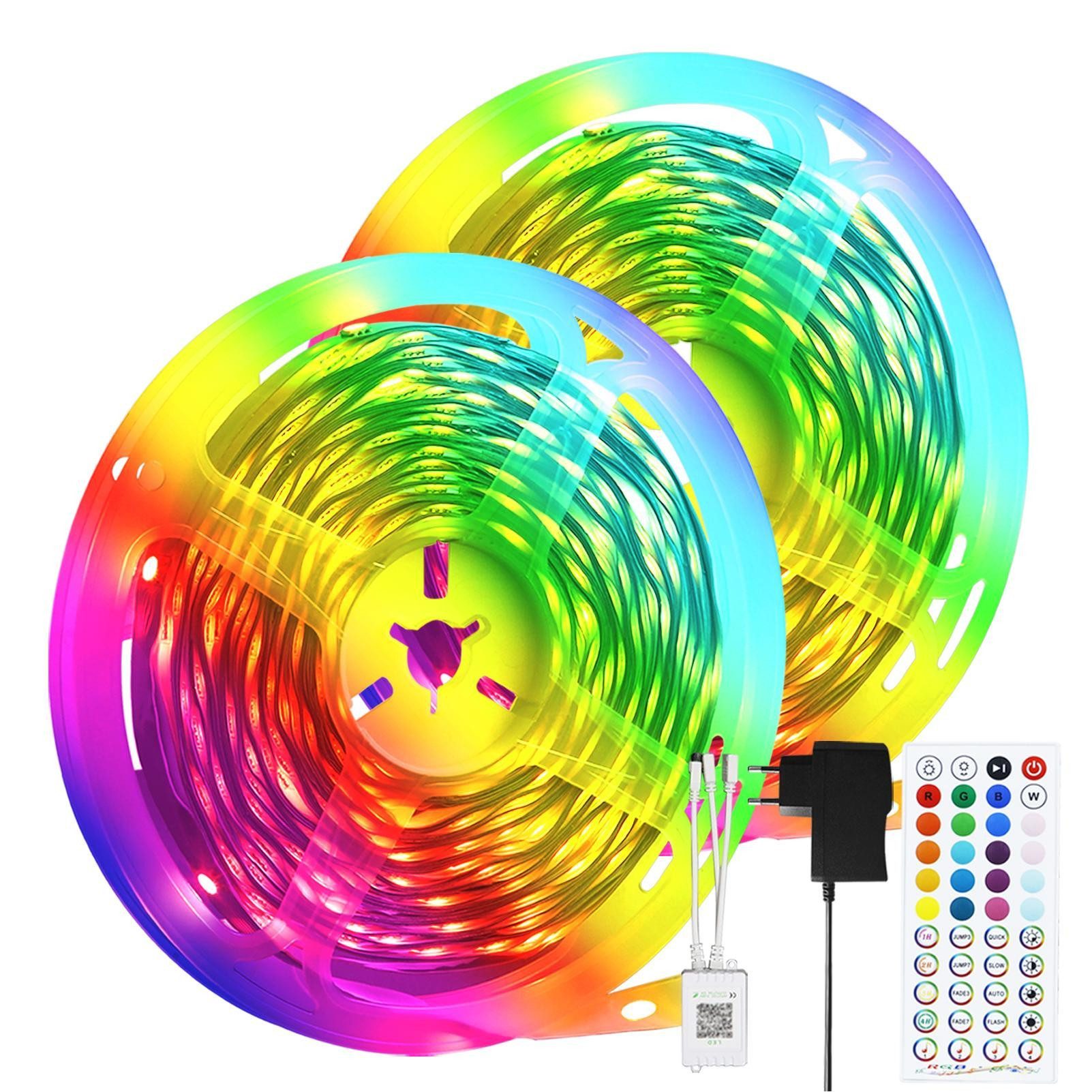 Nettlife tiras de luz LED rgb 17x19.5 cm