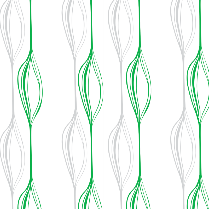 Papel pintado geométrico verde fresco 60cm por 250cm