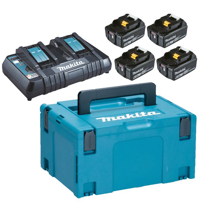 Pack 2 baterías 18v 6ah + cargador