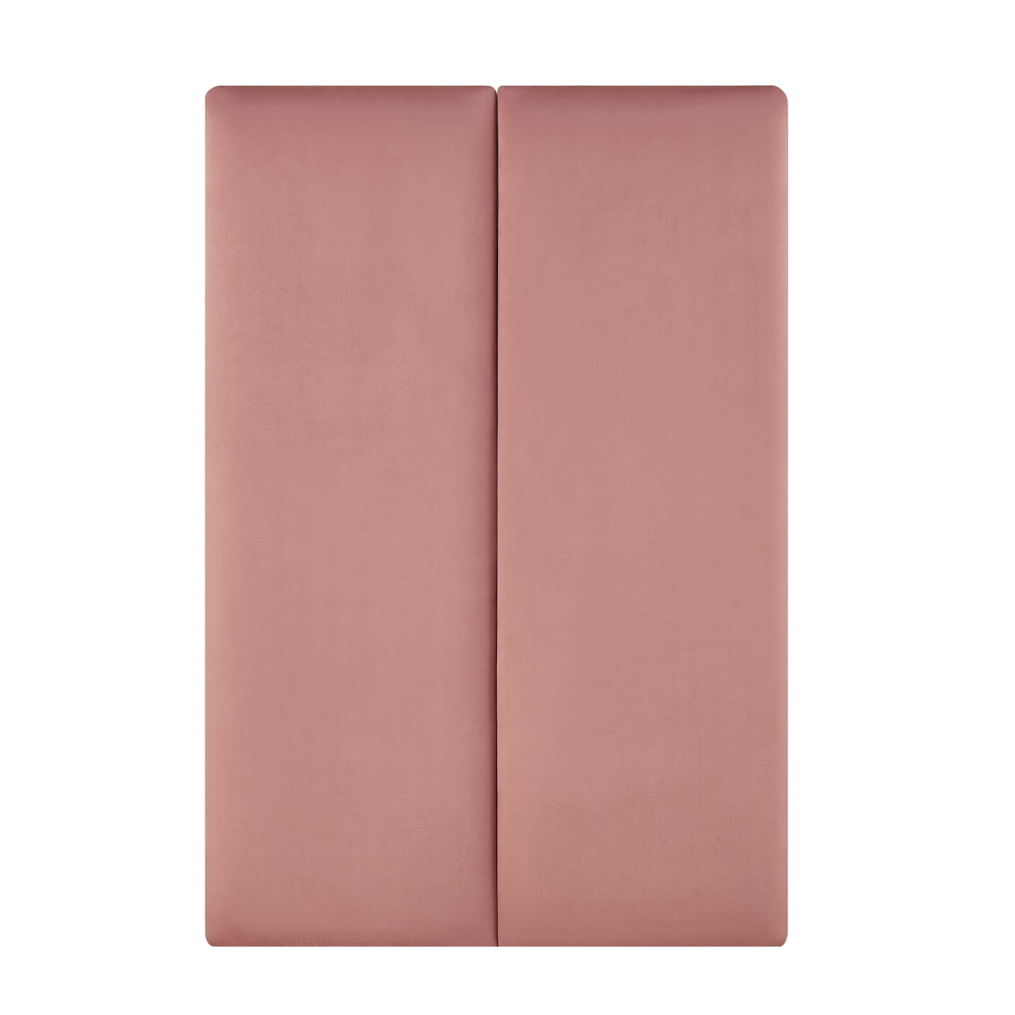Set de 2 paneles de pared carpino terciopelo 90x30cm - rosa [neu.haus]