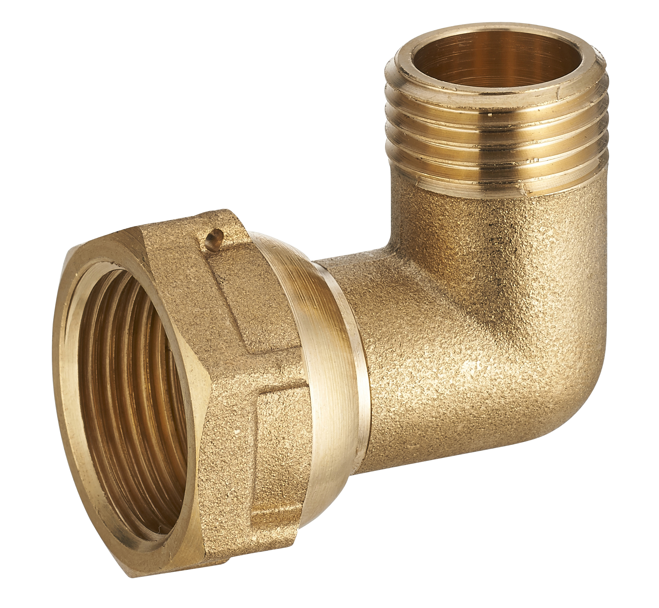 Codo macho 1/2 hembra tuerca giratoria 3/4 para colector quick fontanería