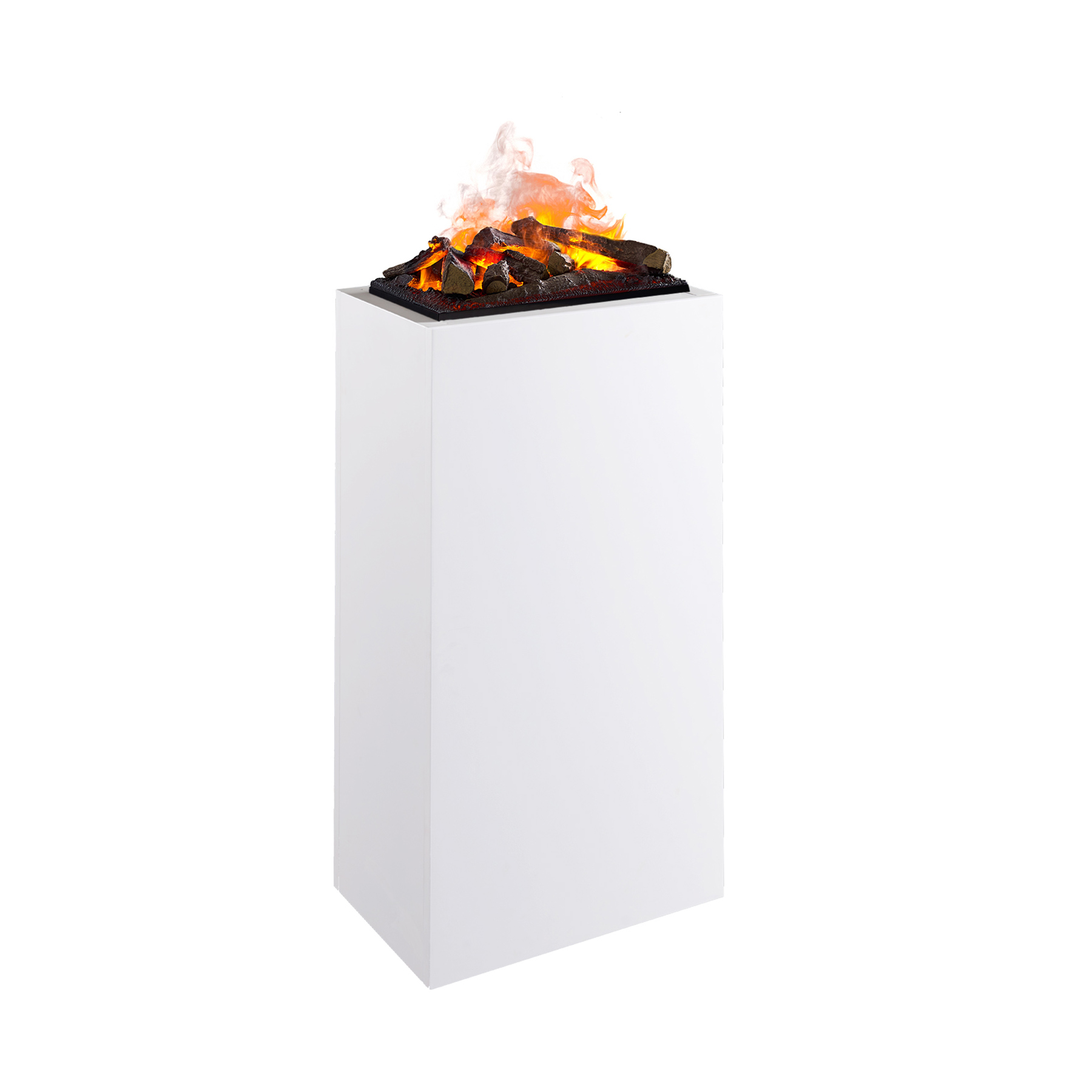 Chimenea eléctrica BALDERIA Ikarus - de pie, efecto llama optmimyst