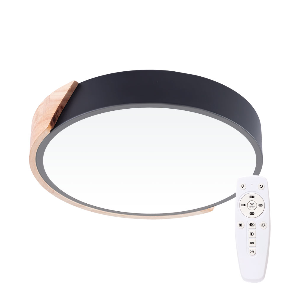 Plafón LED 18w 1.800lm circular bicolor "addilyn" temperatura color ajusta