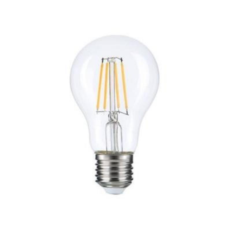 Bombilla LED E27 a60 8w filamento - blanco cálido 2300k - 3500k -