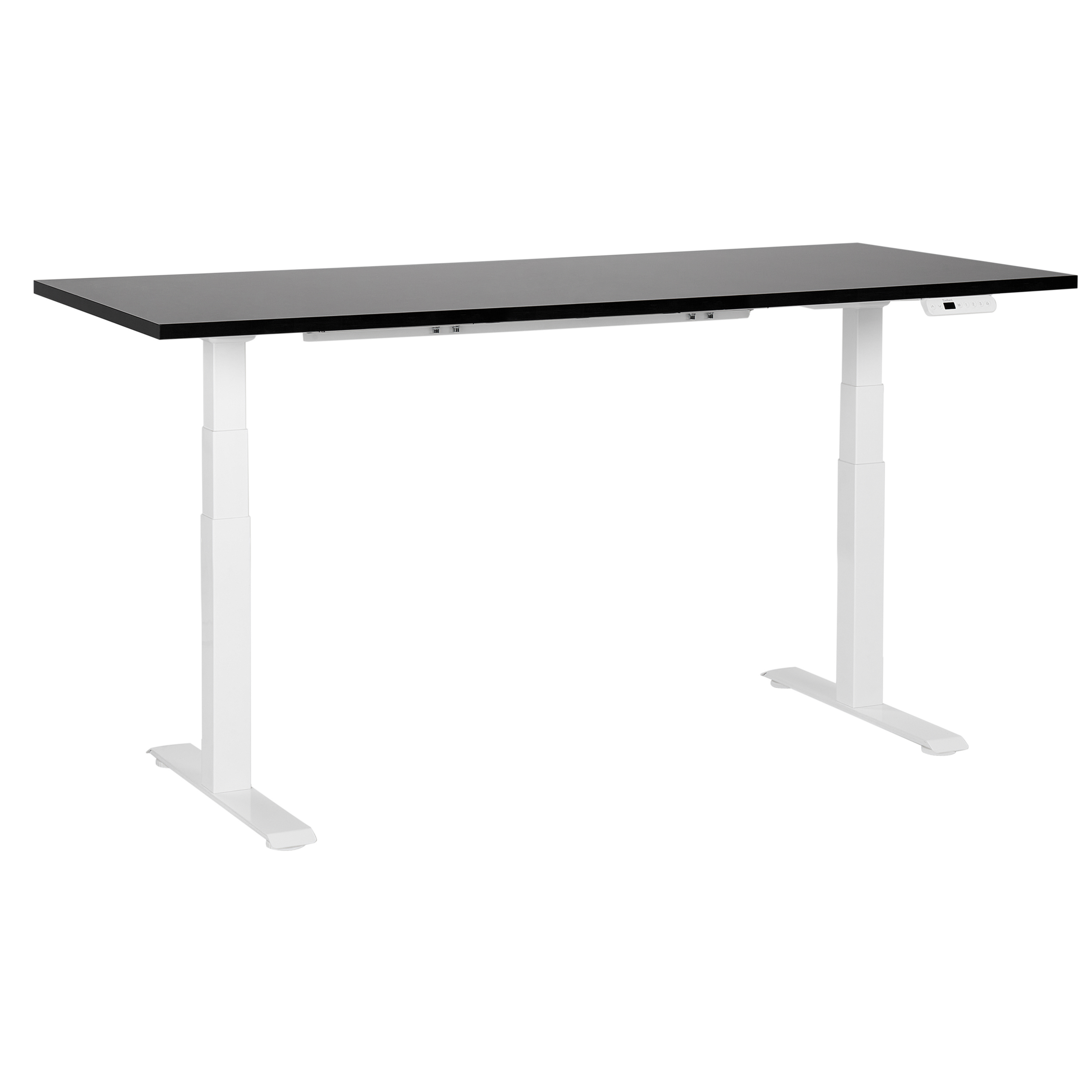 Escritorio de altura regulable eléctrico destines 180 cm 80 cm negro/blanco
