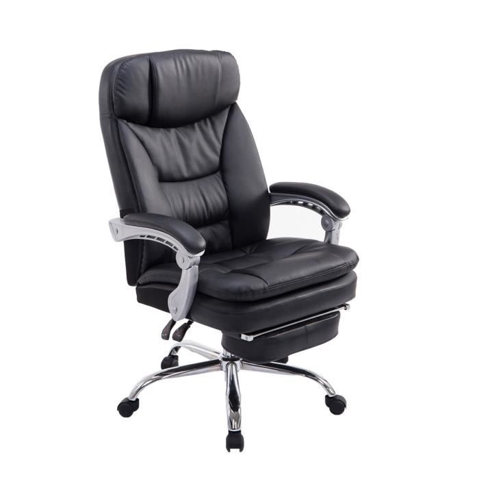 Silla de oficina xl troy - polipiel - negra