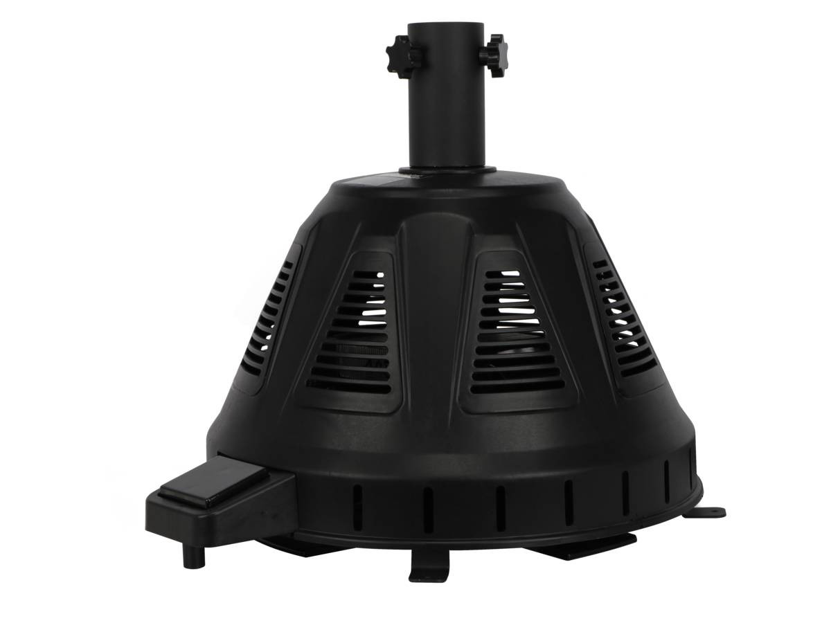 Base calentador para parasol "cola" - negra