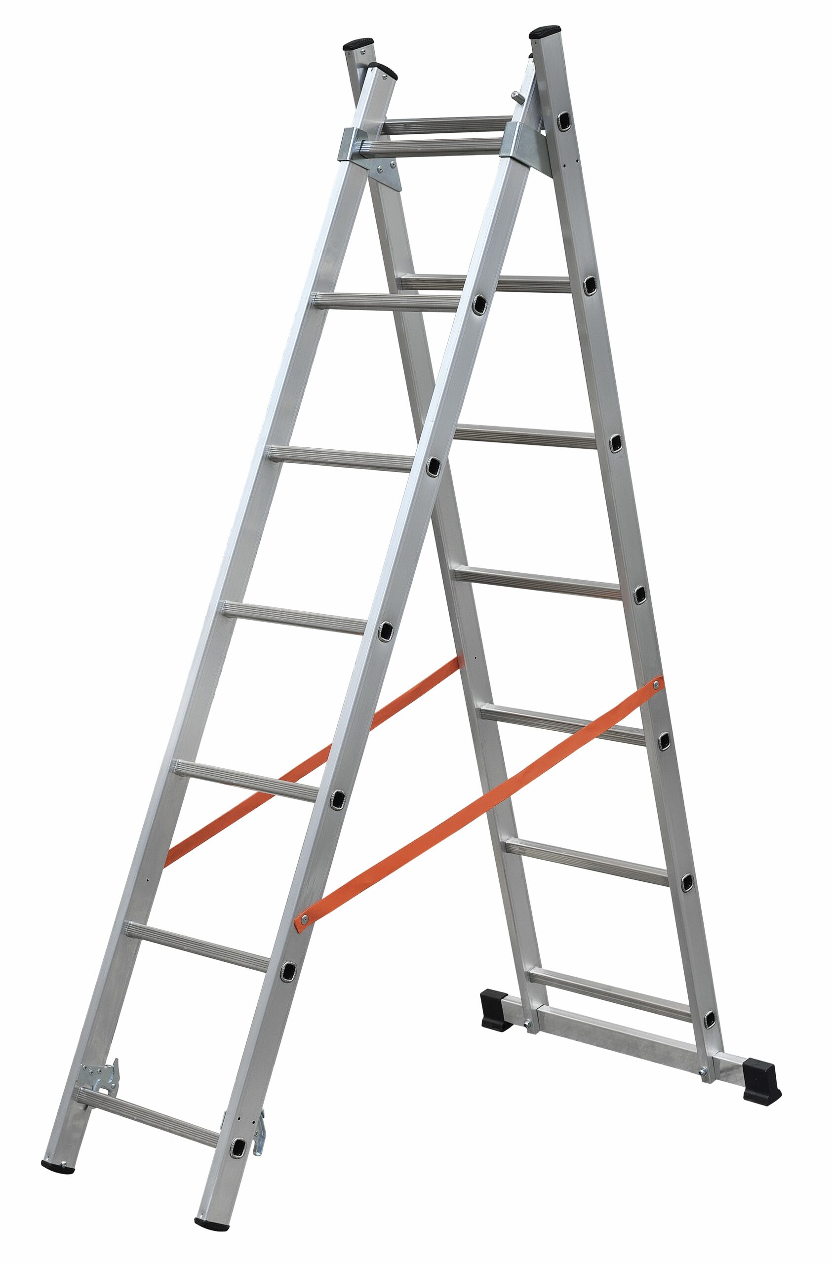 Gierre-al315-escalera 2 tramos combinada de aluminio modula (2x9)