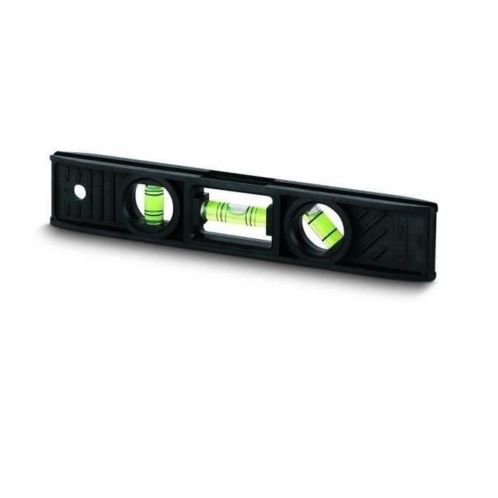 Nivel torpedo abs - stanley - 0-42-294 - 20 cm - cuerpo de aluminio - 3 fra
