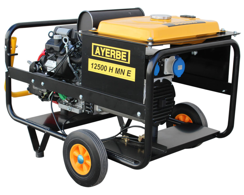 Ayerbe-5417555-grupo electrógeno ay-12500 honda mn avr arranque eléctrico