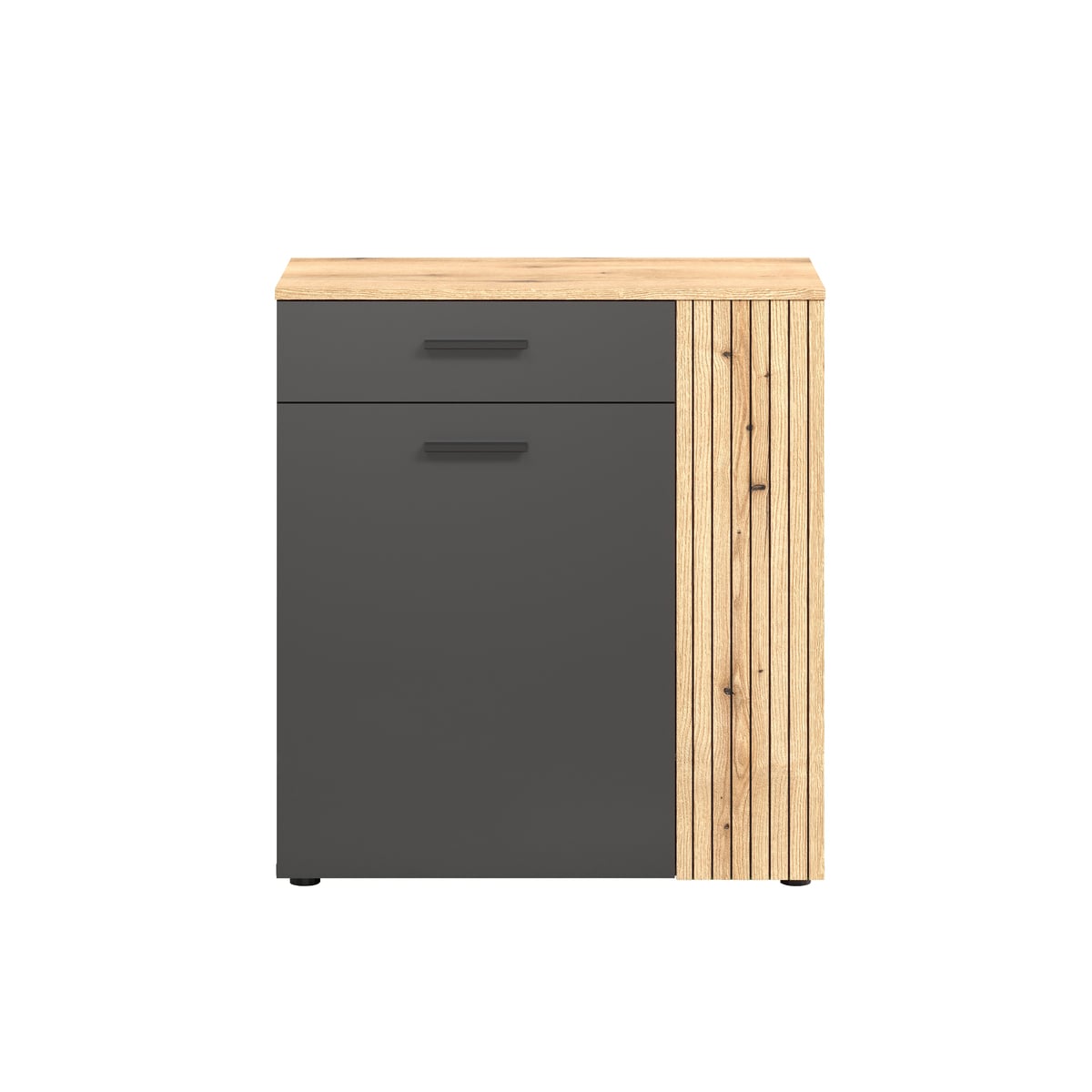 Aparador alto 2 puertas y 1 cajón a80 cm - estebangd
