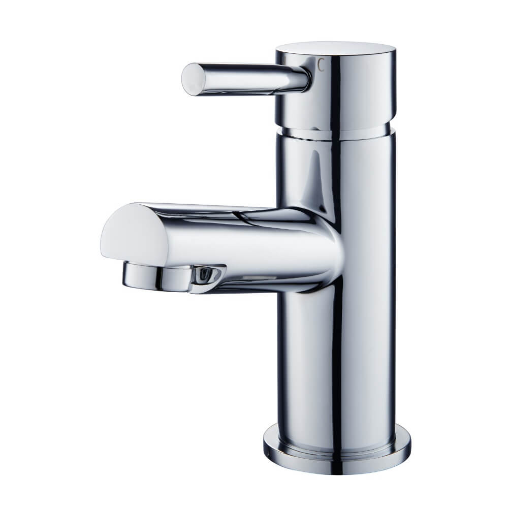 Grifo mezclador de lavabo flowy - cromo