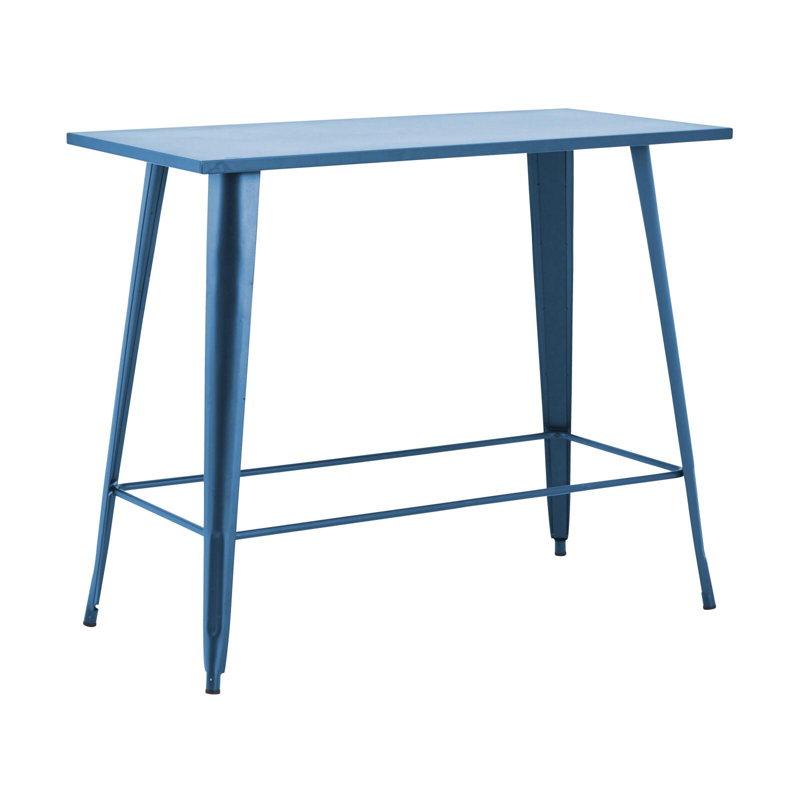 Oviala - mesa alta de jardín azul pacífico