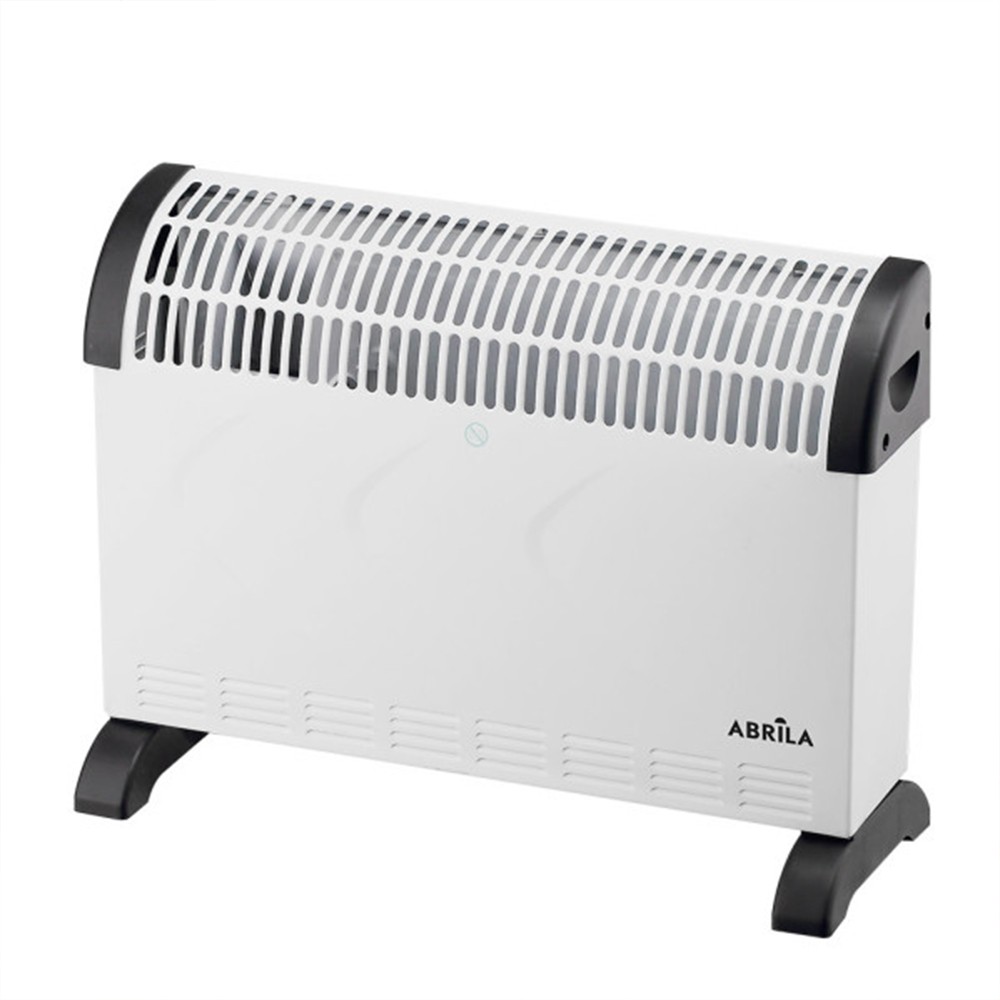 -convector eléctrico de la serie falla en blanco. Fabricado en metal y poli