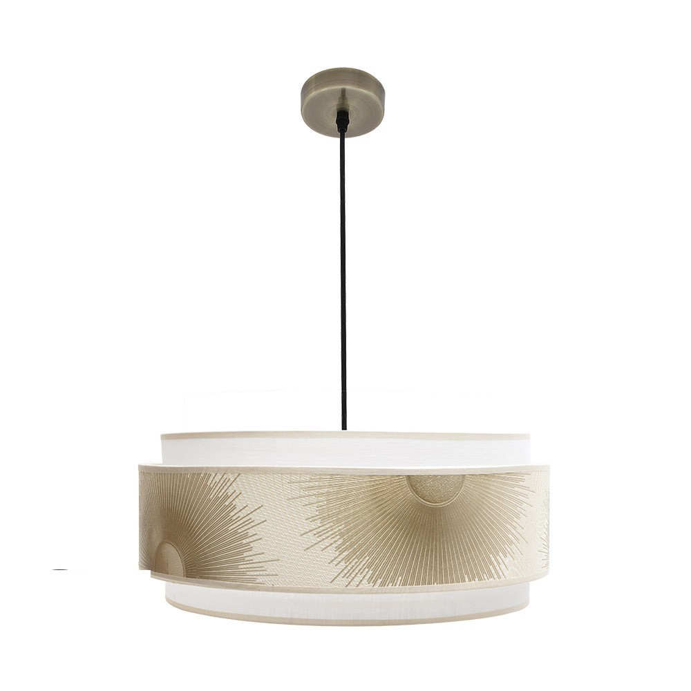 Lampara de techo nepal dorado 50cm