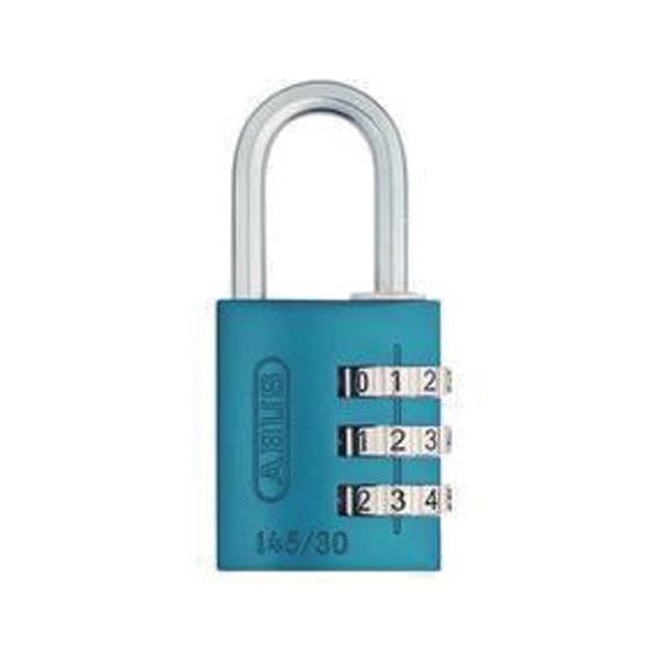 Candados de combinación abus aluminio 145/40 azul lock-tag - 48807
