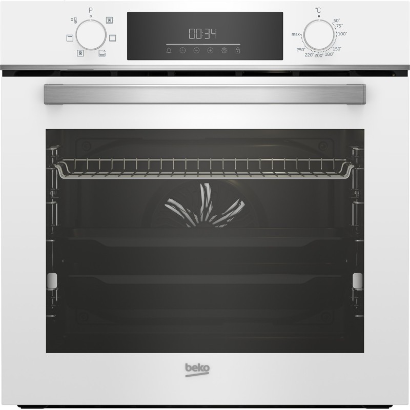 Horno beko bbie18300w multifunción aero 72 l cristal blanco