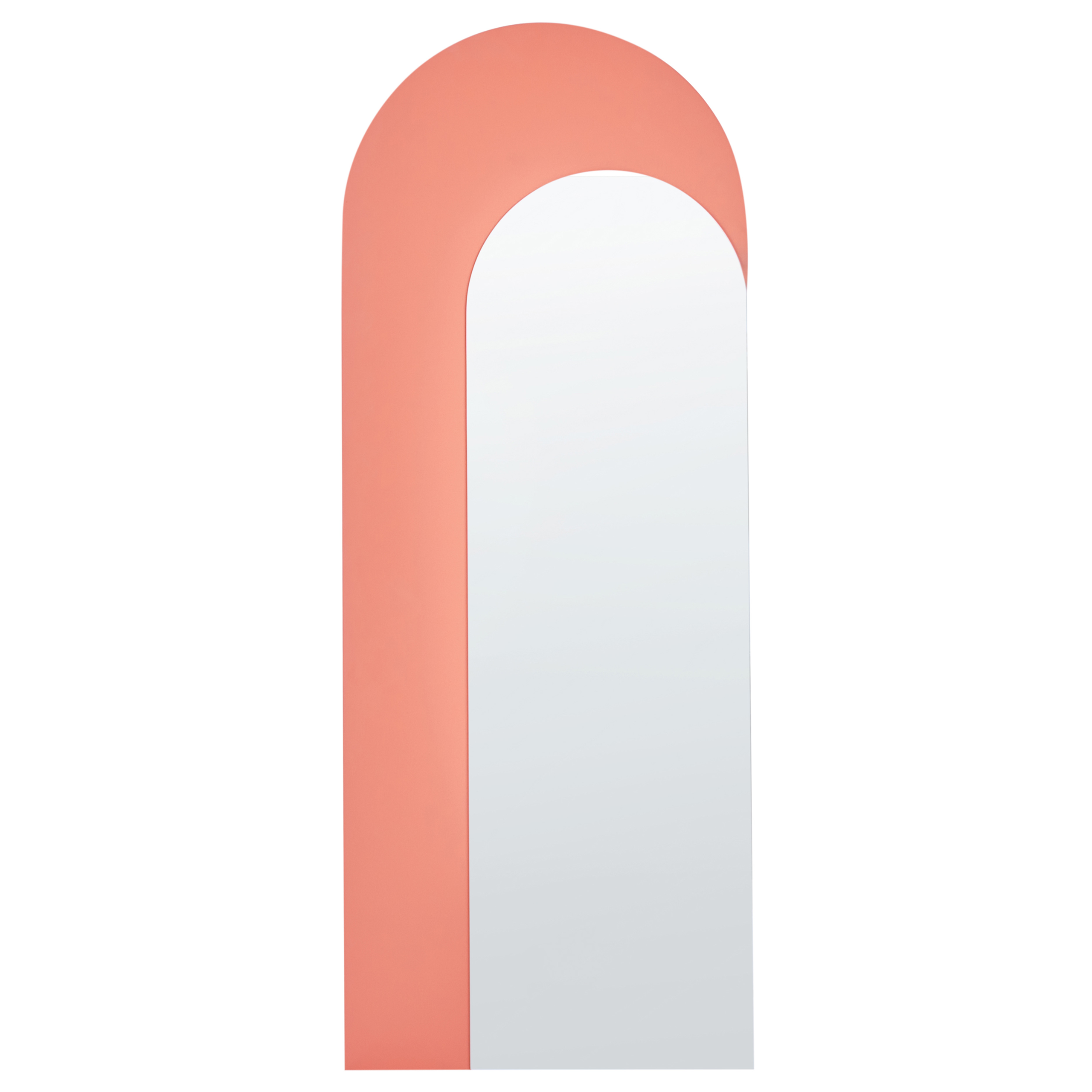 Espejo de pared groises 55 cm 140 cm naranja