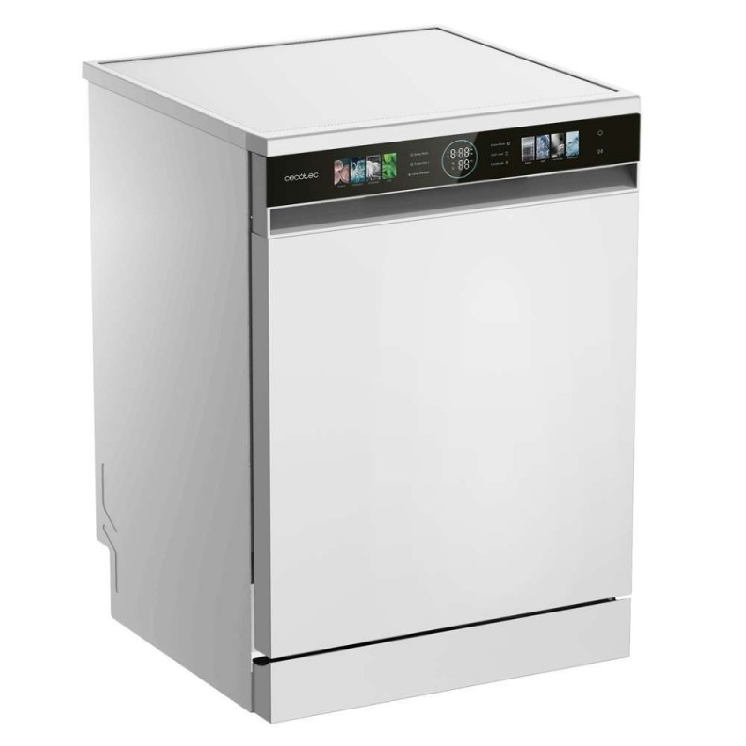 Cecotec lavavajillas compacto de 60cm bolero aguazero 6320 d, 1900w, 15