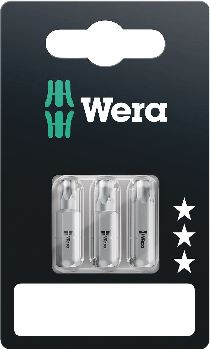 Punta torx 867/1 z torx 25/30/40 set b sb wera 05073376001