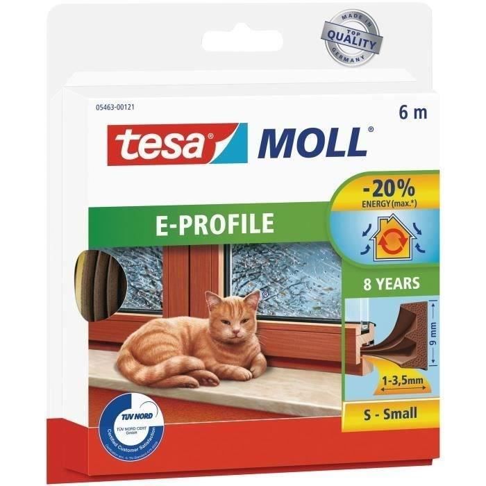 Tesa cojín de goma - 6x9 mm e - marrón