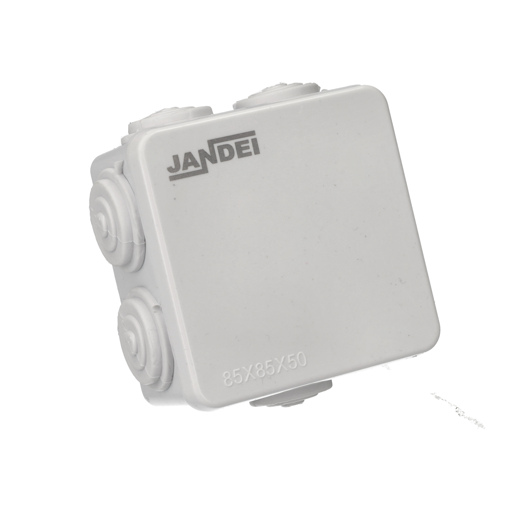 Caja de superficie. Cuadrada 85x50x50mm ip54, 7 entradas.