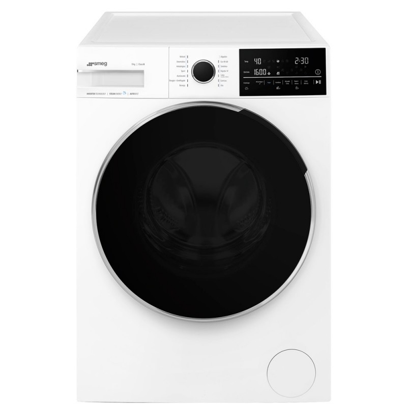 Lavadora smeg wnp96slaaes blanco 9kg 1600 a vapor