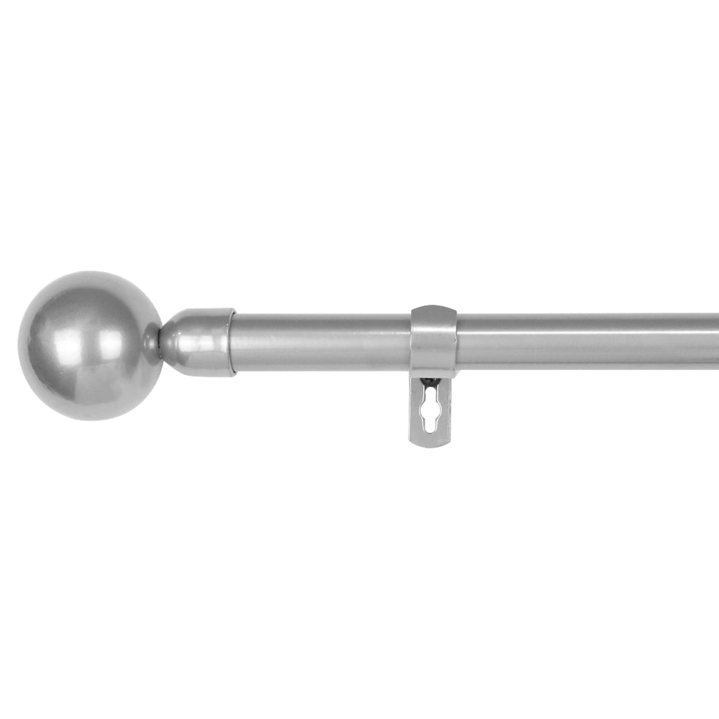 Barra de forja universal extensible (gris, 120-210cm bola)