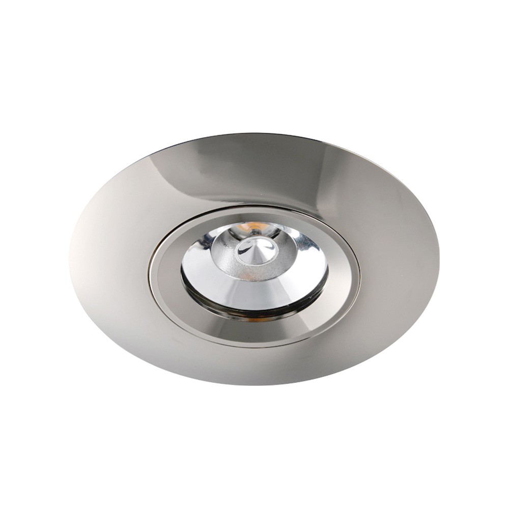 Foco empotrable fijo round redondo cromo wonderlamp 1xgu10