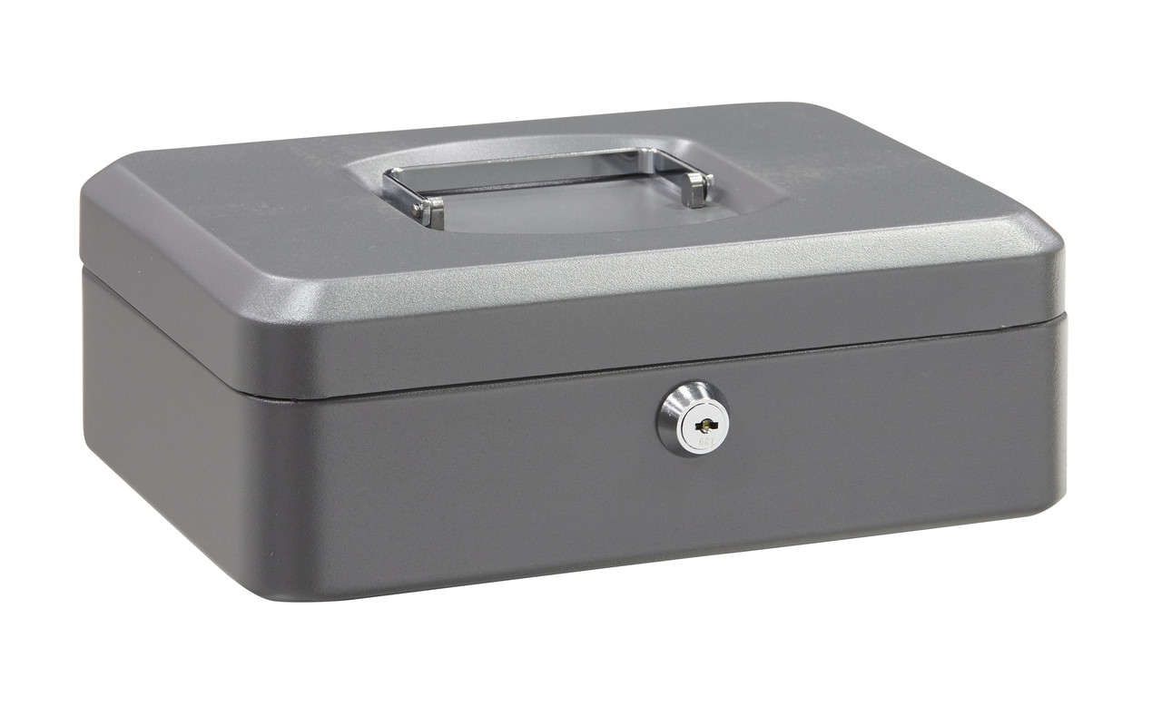 Arregui elegant c9236 caja caudales acero con bandeja, 25 cm ancho, gris