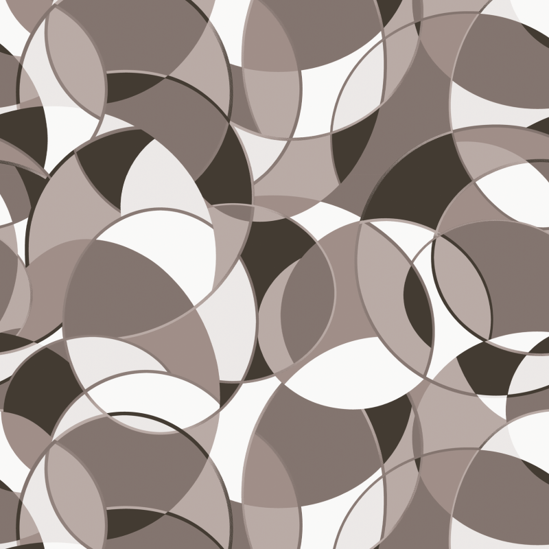 Papel pintado geométrico circulos beige 60cm por 250cm