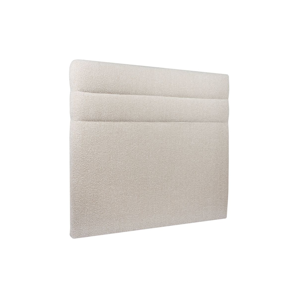 Cabecero 200 cm lines - tejido rizado beige claro - beige claro