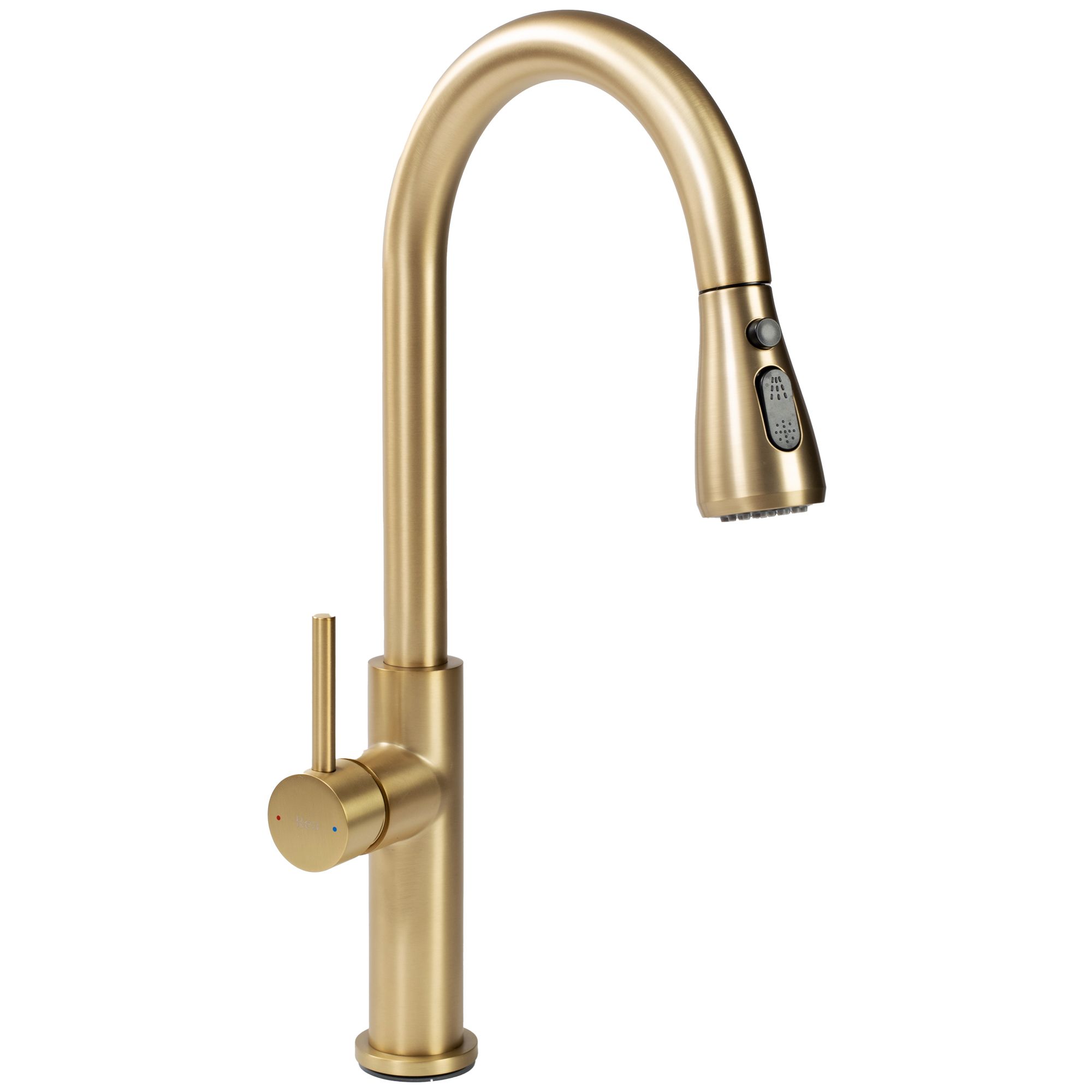 Rea grifo para cocina nest gold brush, 25,5x5x48,5 cm