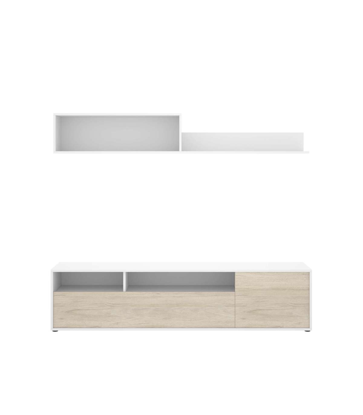 Conjunto de muebles de salón lucena funcional y moderno