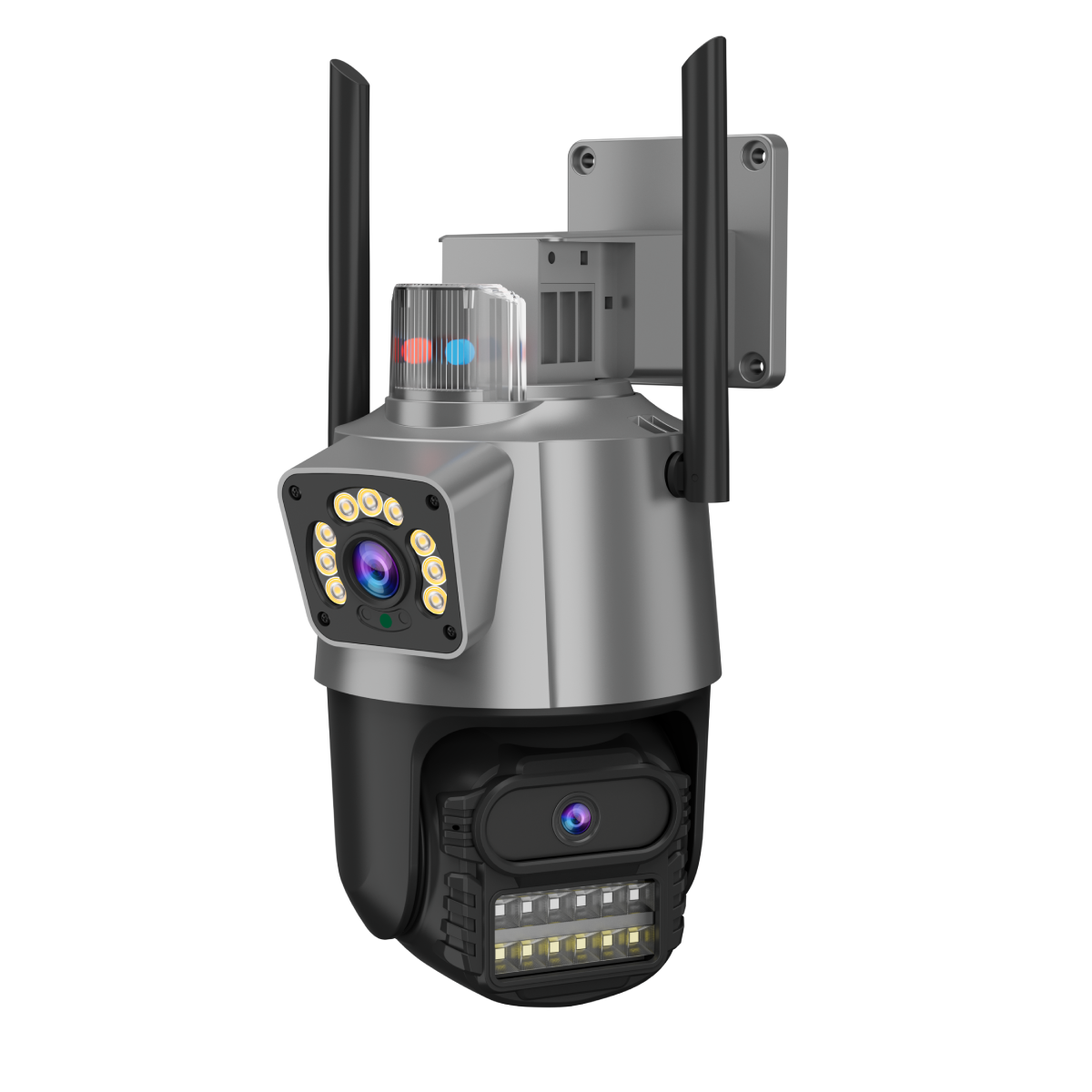 Cámara vigilancia ip 3mp, visión nocturna, monitoreo, alarma y ip66