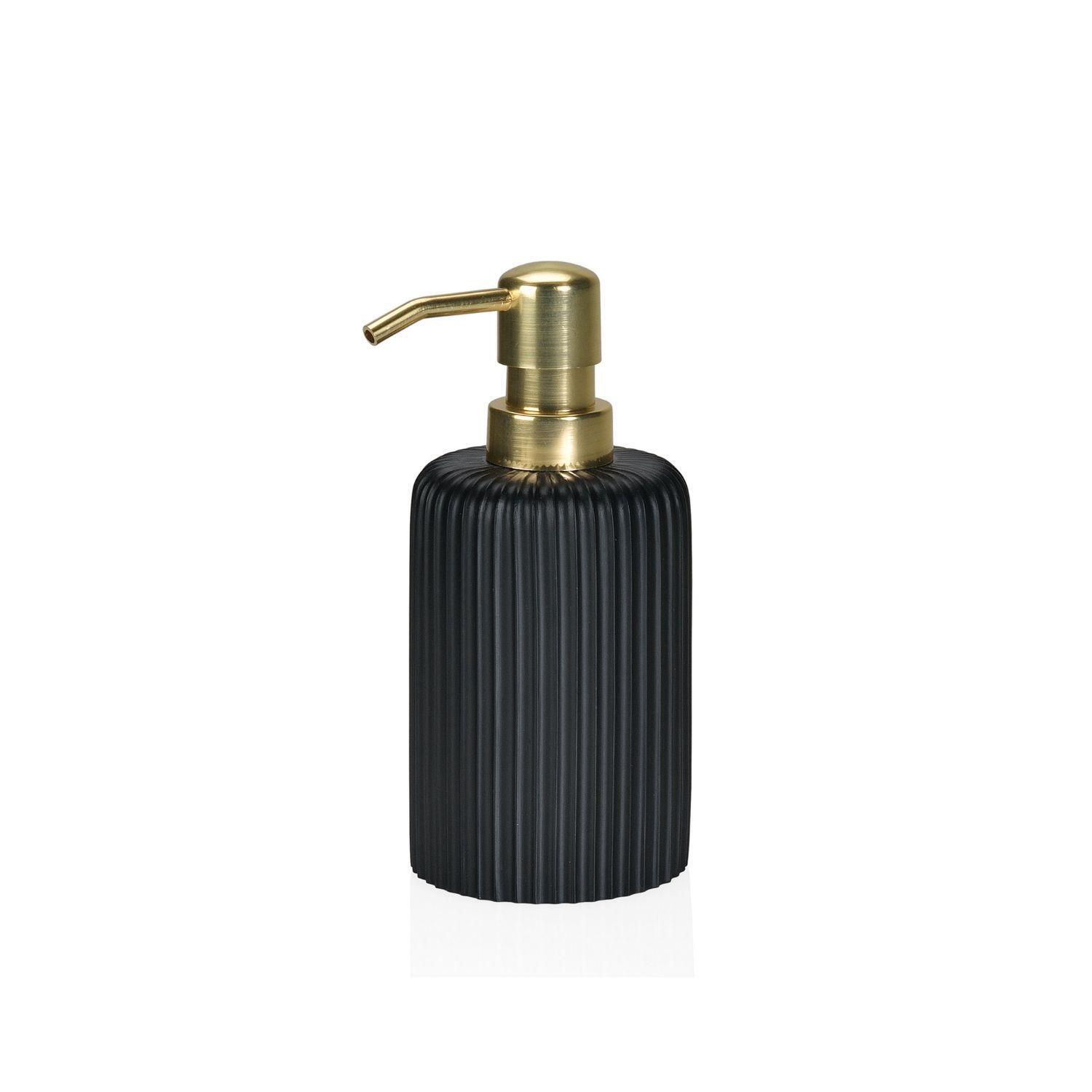Dispensador poli. Ng/dorado stripes
