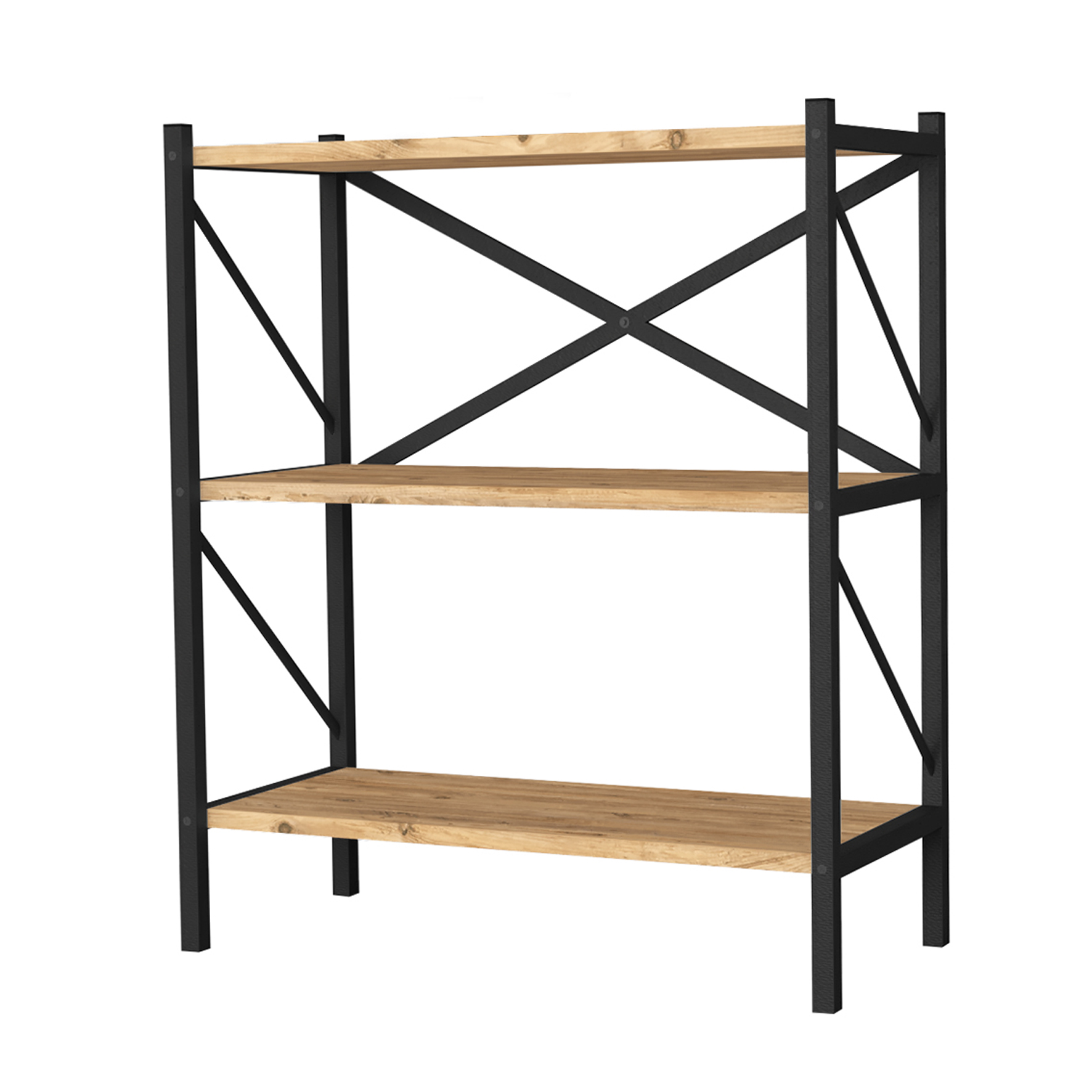 Estanteria de metal 3 niveles 85x66x34 safir