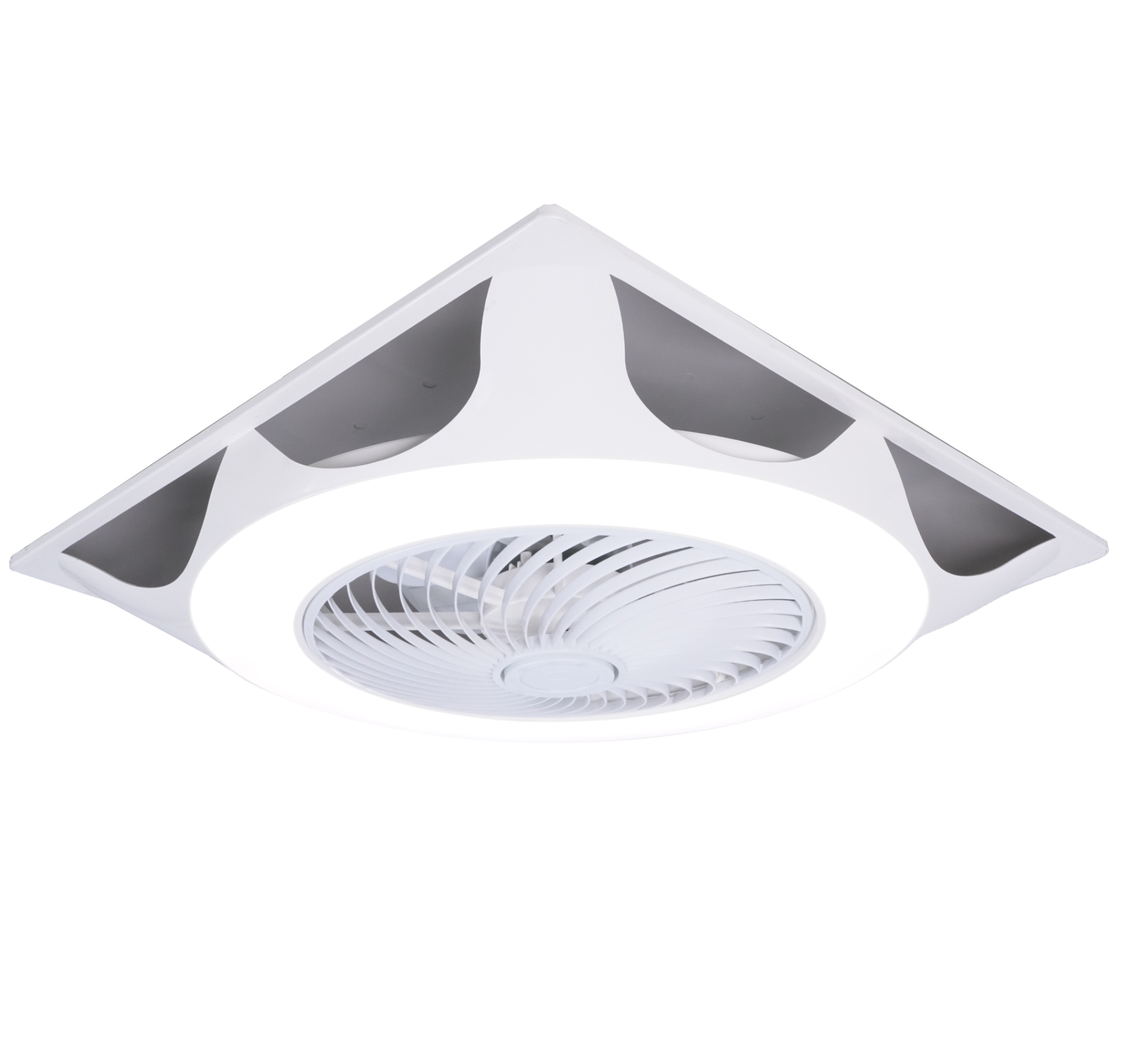 Ventilador de techo motor dc 60cm LED 44w cct blanco