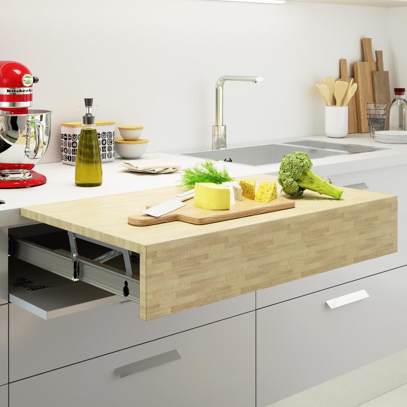 Guías para mesa extensible y elevable oplà