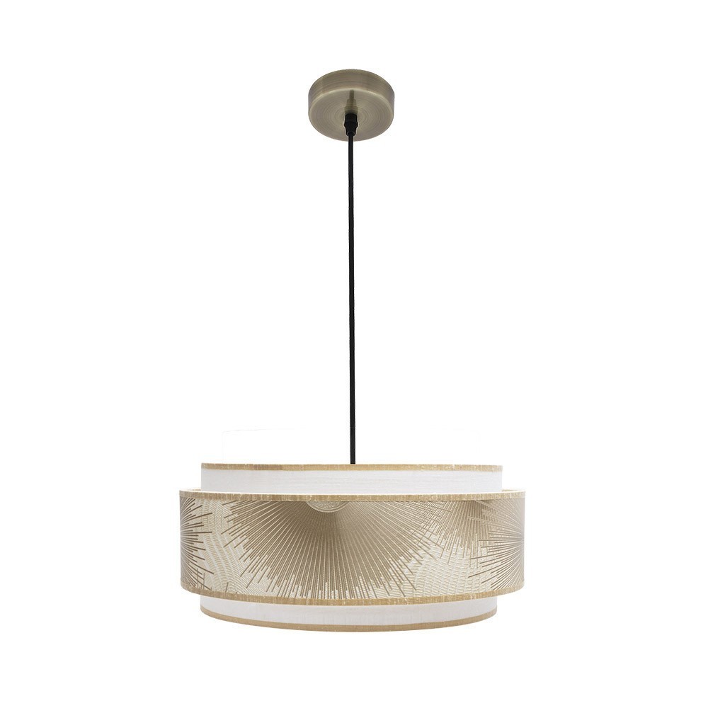 Lampara de techo nepal dorado 40cm