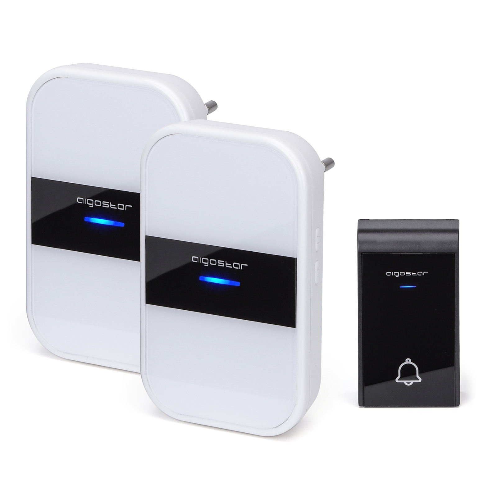 Aigostar dong ac-timbre inalámbrico,ip55,36 melodías,3 volúmenes