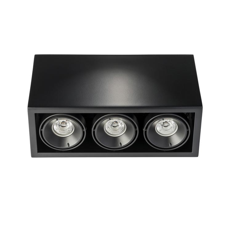 LEDsc4 - plafón LED eficiente para hogar, 3759 lúmenes, 3000k, acabado neg