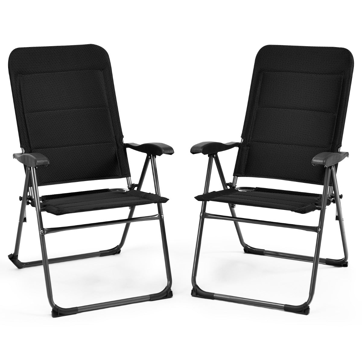 Juego de 2 tumbonas reclinables extensibles 71 x 53